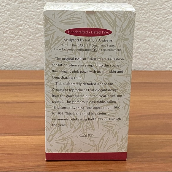 Vintage 1996 Hallmark Keepsake Enchanted Evening Barbie Christmas Tree Ornament - Picture 4 of 13